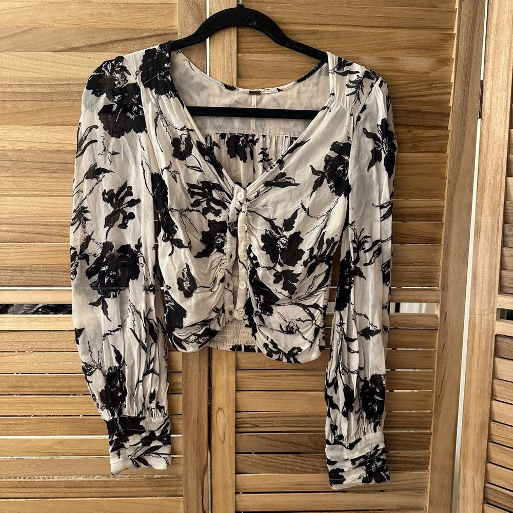 Free People Blouse Top Size XS